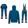 Ubranie Robocze bluza+spodnie do pasa/ogrodniczki DX4 PORTWEST (DX472, DX440, DX441)  szare/niebieskie